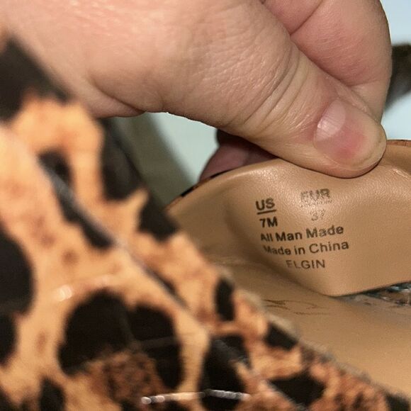 Circus by Sam Edelman leopard wedge heels size 7 - Picture 6 of 6